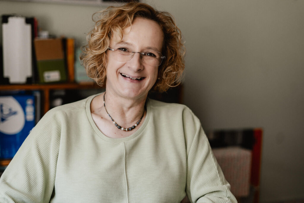 Ingrid bei Shooting für ihr Personal Brand