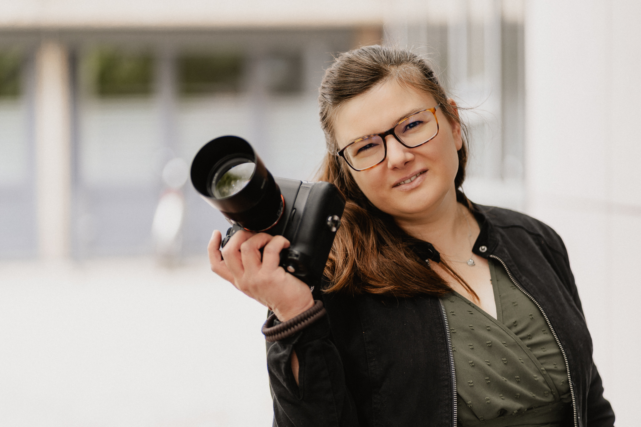 Personal Brand und Portrait Fotografin Versmold, zeigt die Fotografin